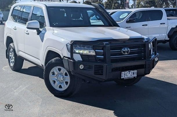 2024 Toyota Landcruiser GX in White