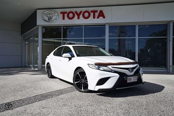 2019 Toyota Camry SX in White