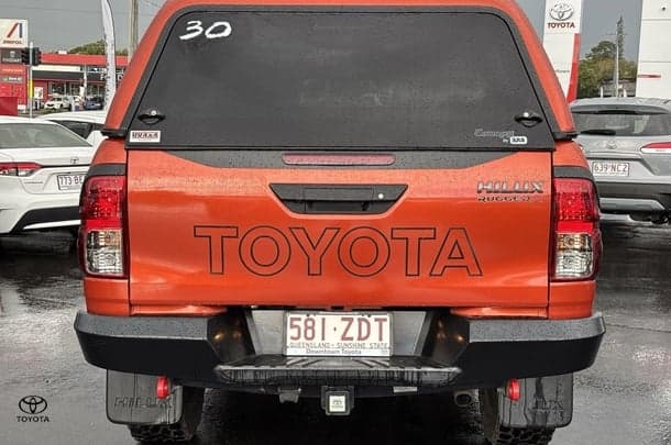 2019 Toyota Hilux Rugged X in Red