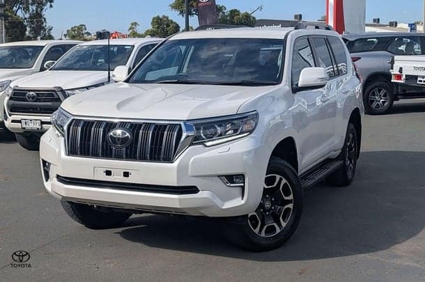 2021 Toyota Landcruiser Prado GXL in White