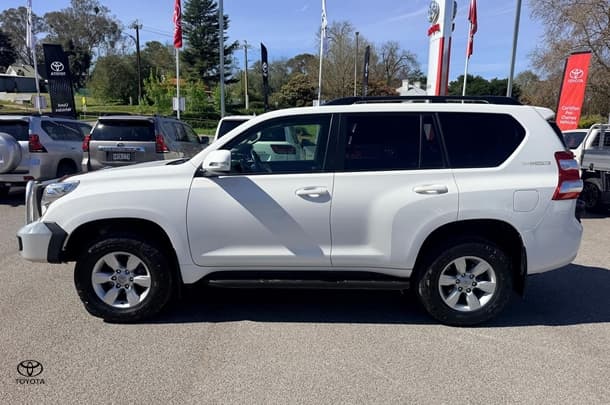 2015 Toyota Landcruiser Prado GXL in White
