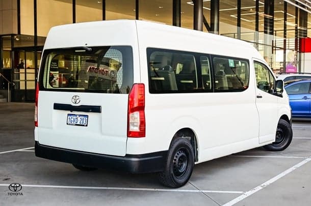 2019 Toyota Hiace Commuter in White