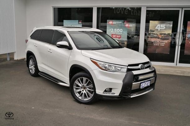 2014 Toyota Kluger GRANDE-2WD in White