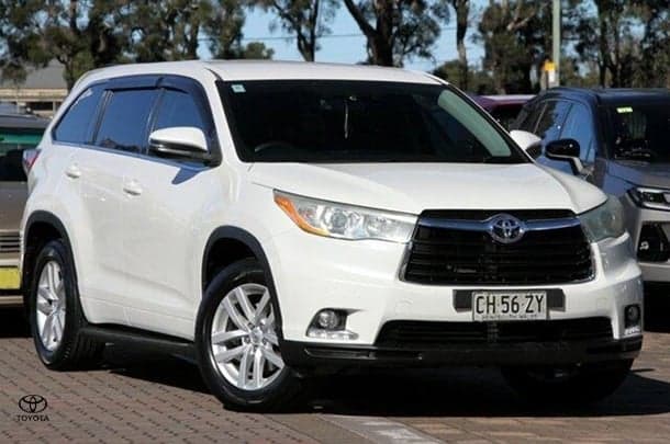 2014 Toyota Kluger GX in White
