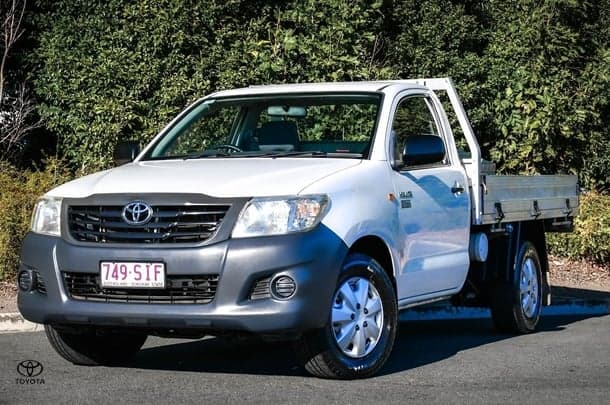 2012 Toyota Hilux Workmate in White