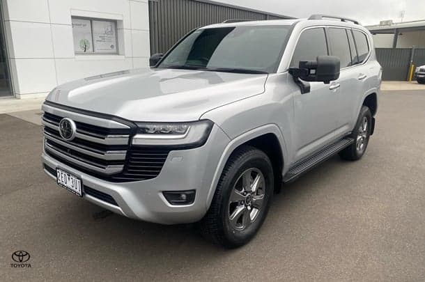 2022 Toyota Landcruiser Sahara in Silver