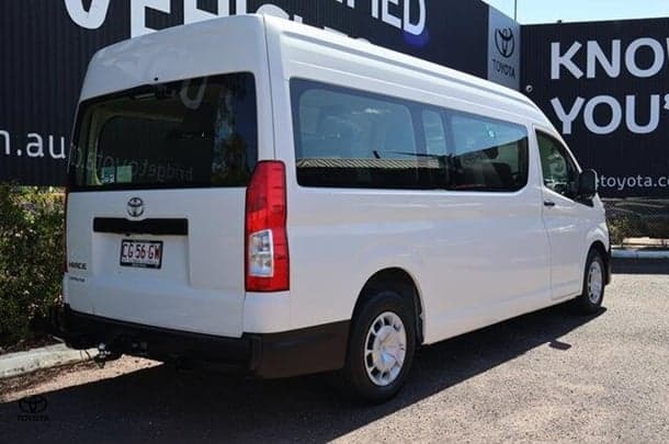 2021 Toyota Hiace Commuter in White