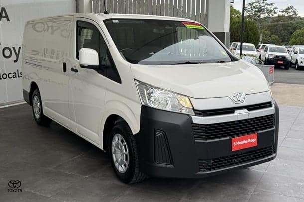 2019 Toyota Hiace LWB in White