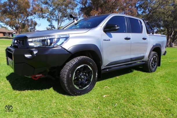 2018 Toyota Hilux Rugged X in Silver