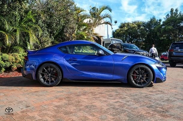 2025 Toyota Supra GTS in Blue