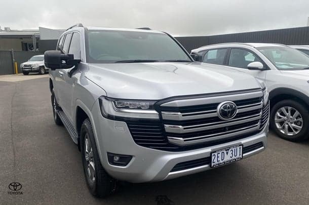 2022 Toyota Landcruiser Sahara in Silver