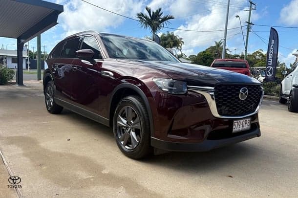 2025 Mazda CX-80 G40e Touring in Red