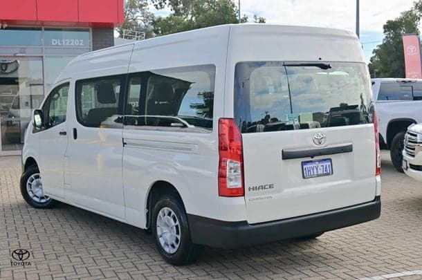 2023 Toyota Hiace Commuter in White