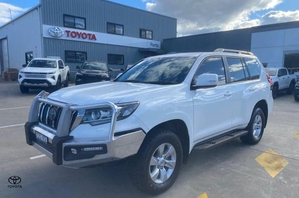 2018 Toyota Landcruiser Prado GXL in White