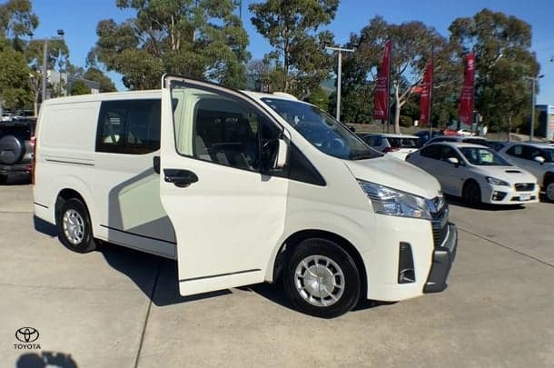 2021 Toyota Hiace LWB in White