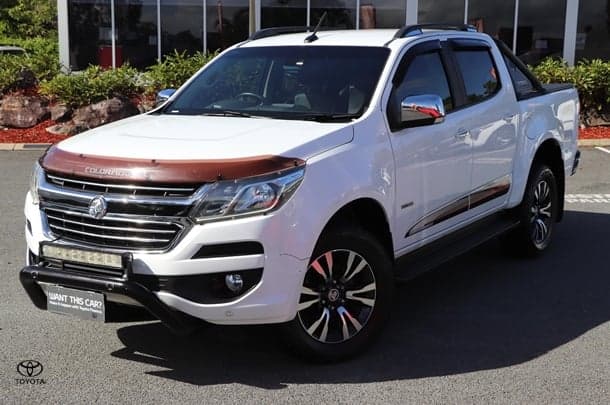 2019 Holden Colorado Storm in White