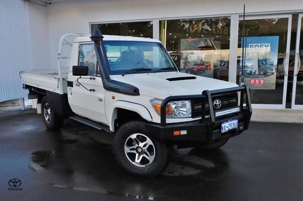 2012 Toyota Landcruiser Workmate in White