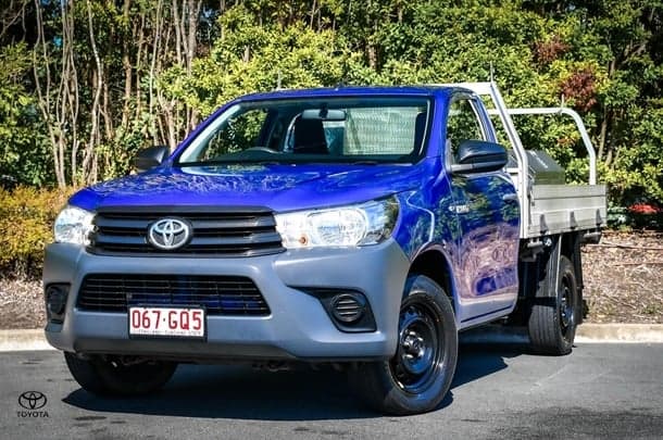 2016 Toyota Hilux Workmate in Blue