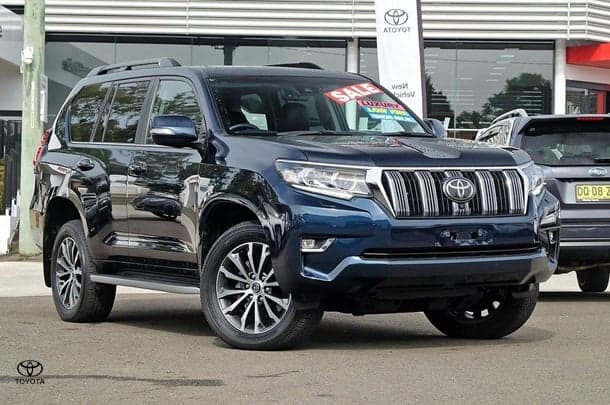 2023 Toyota Landcruiser Prado Kakadu in Black