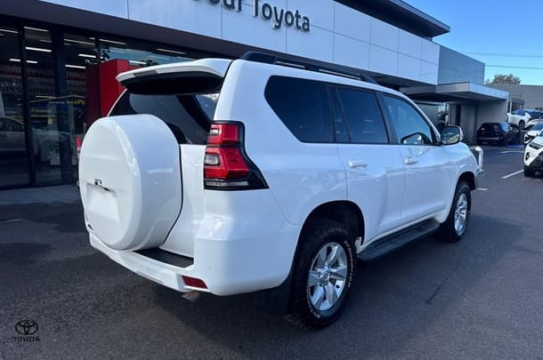2019 Toyota Landcruiser Prado GXL in White