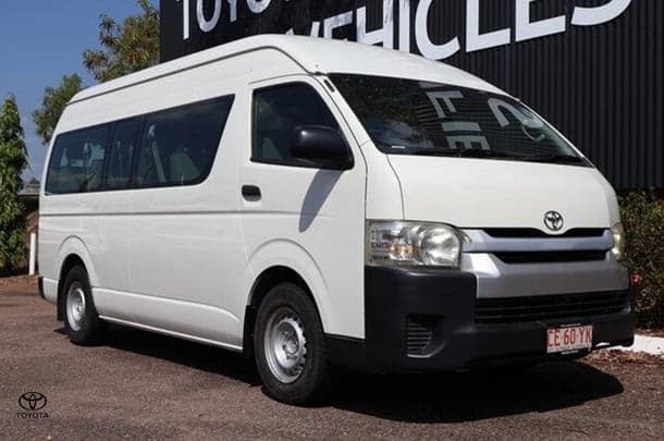 2014 Toyota Hiace Commuter in White