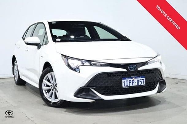 2025 Toyota Corolla Ascent Sport Hybrid in White