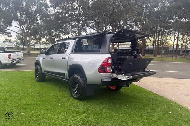 2019 Toyota Hilux Rugged X in Silver