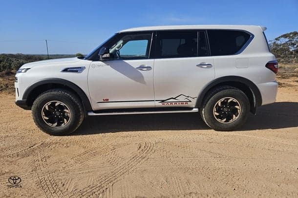 2024 Nissan Patrol Ti in Moonstone White
