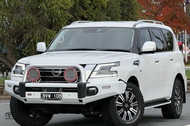 2021 Nissan Patrol Ti-L in Moonstone White
