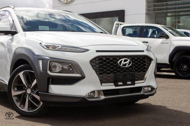 2018 Hyundai Kona Highlander in White
