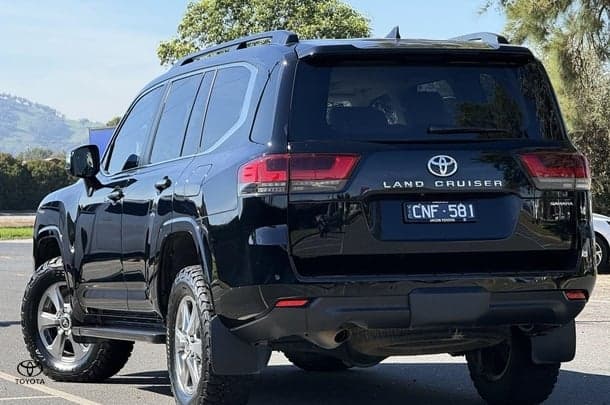 2023 Toyota Landcruiser Sahara in Black