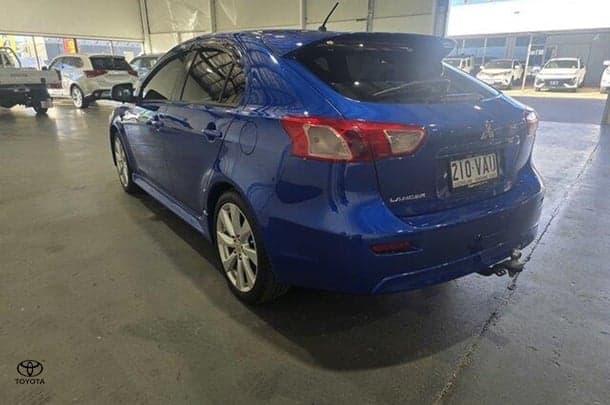 2014 Mitsubishi Lancer GSR in Blue