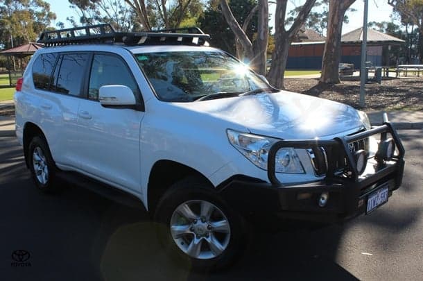 2013 Toyota Landcruiser Prado GXL in White