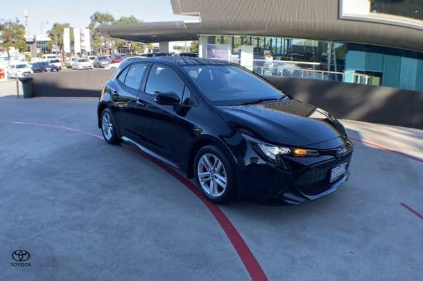 2019 Toyota Corolla Ascent Sport in Black