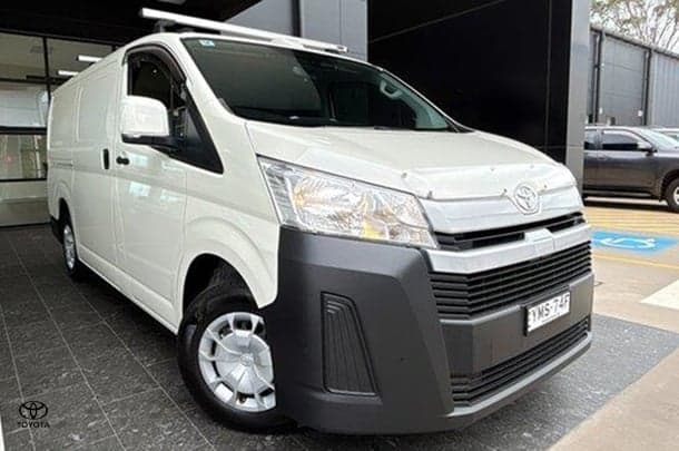 2025 Toyota Hiace LWB in White
