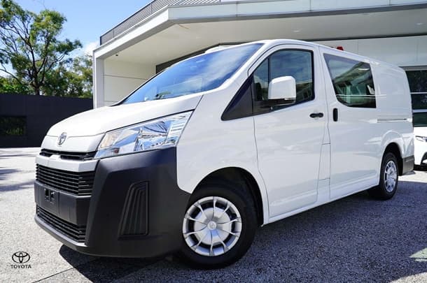 2021 Toyota Hiace LWB in White
