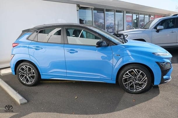 2021 Hyundai Kona N-Line Premium in Blue