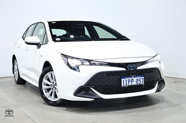 2025 Toyota Corolla Ascent Sport Hybrid in White