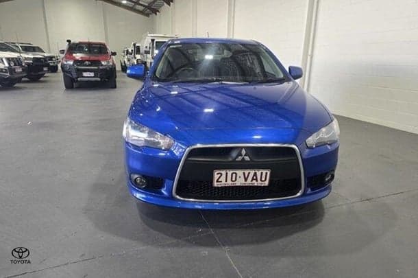 2014 Mitsubishi Lancer GSR in Blue