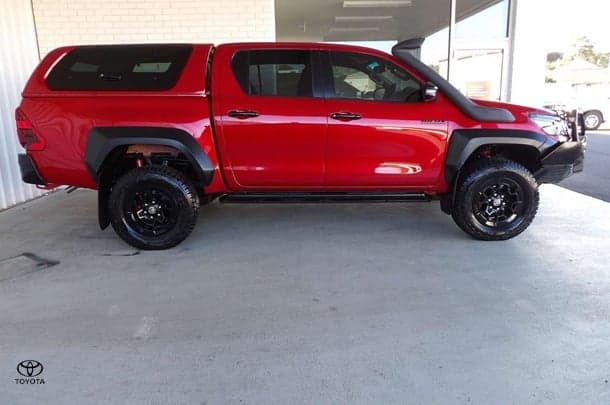 2024 Toyota Hilux GR Sport in Red