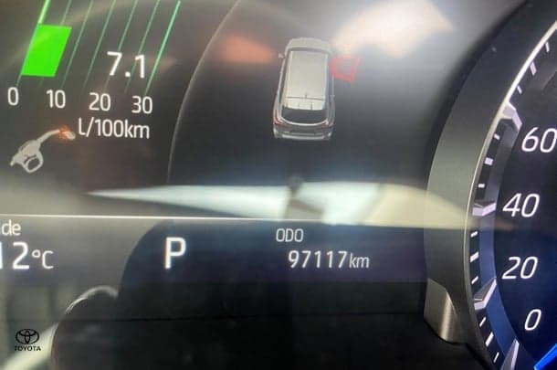 2022 Toyota Kluger GXL in Red
