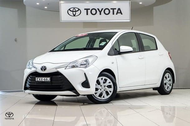 2019 Toyota Yaris Ascent in White