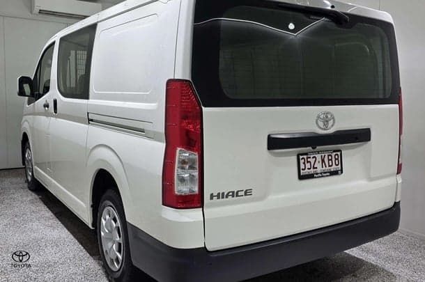 2024 Toyota Hiace LWB in White