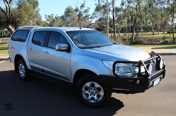 2013 Holden Colorado LTZ in Silver