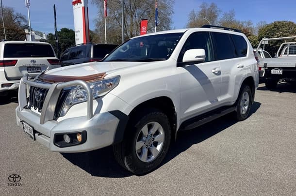 2015 Toyota Landcruiser Prado GXL in White