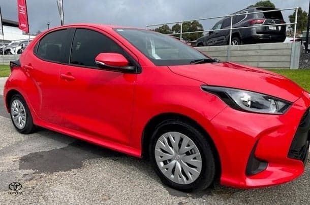 2023 Toyota Yaris Ascent Sport in Pink