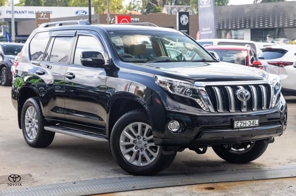 2017 Toyota Landcruiser Prado Kakadu in Black