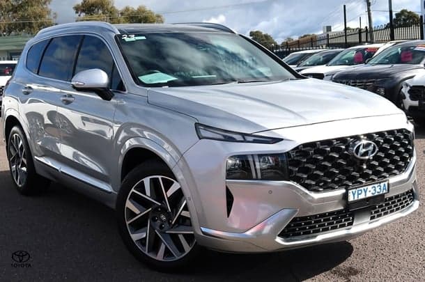 2022 Hyundai Santa Fe Highlander in Silver