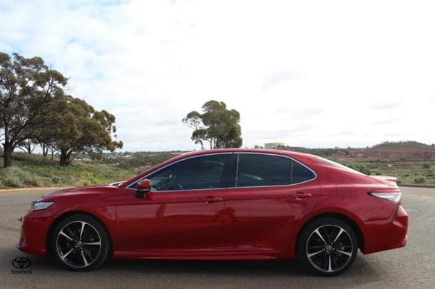 2018 Toyota Camry SX in Red