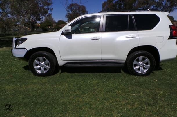 2019 Toyota Landcruiser Prado GXL in White